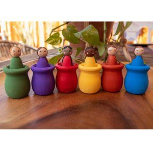 Montessori Toys, Peg Dolls, Waldorf Toys, Wood Toy